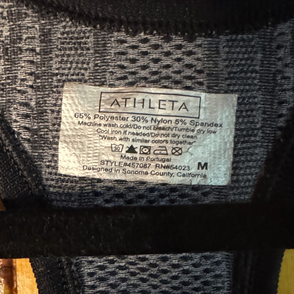 Athleta Black and Gray Tank Top - Picture 2 of 8